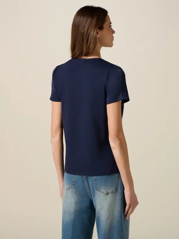 Oltre T-shirt Donna Blu 4244760 miniatura 2