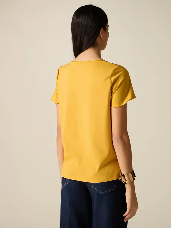 Oltre T-shirt Donna Giallo 4377760 miniatura 2