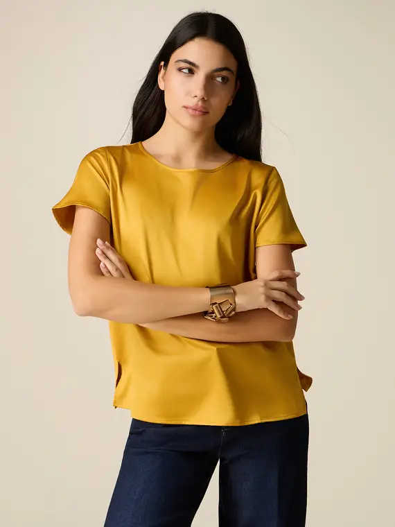 Oltre T-shirt Donna Giallo 4377760