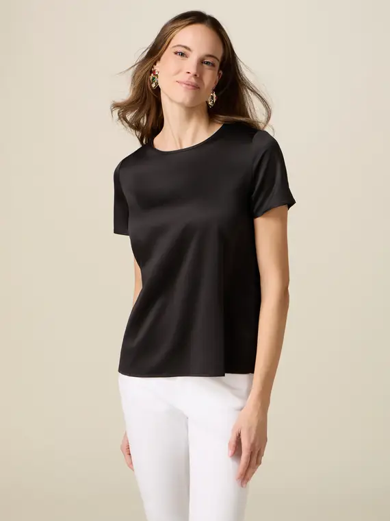 Oltre T-shirt Donna Nero 4244761