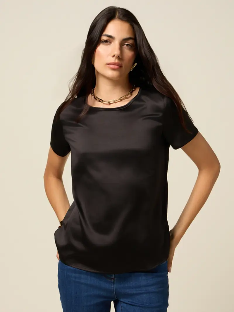 Oltre T-shirt Donna Nero 1939558