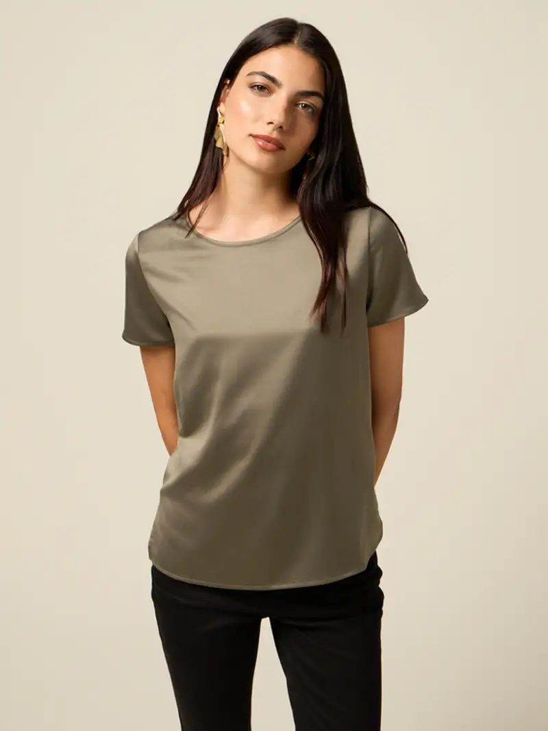 Oltre T-shirt Donna Verde 1939560