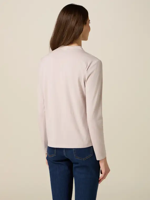 Oltre T-shirt Donna Beige 4244763 miniatura 2