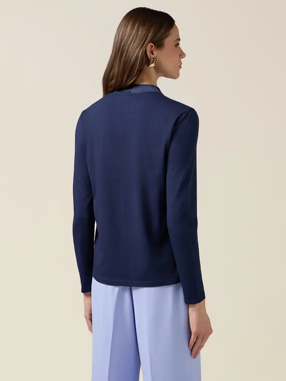 Oltre T-shirt Donna Blu 4244764 miniatura 2