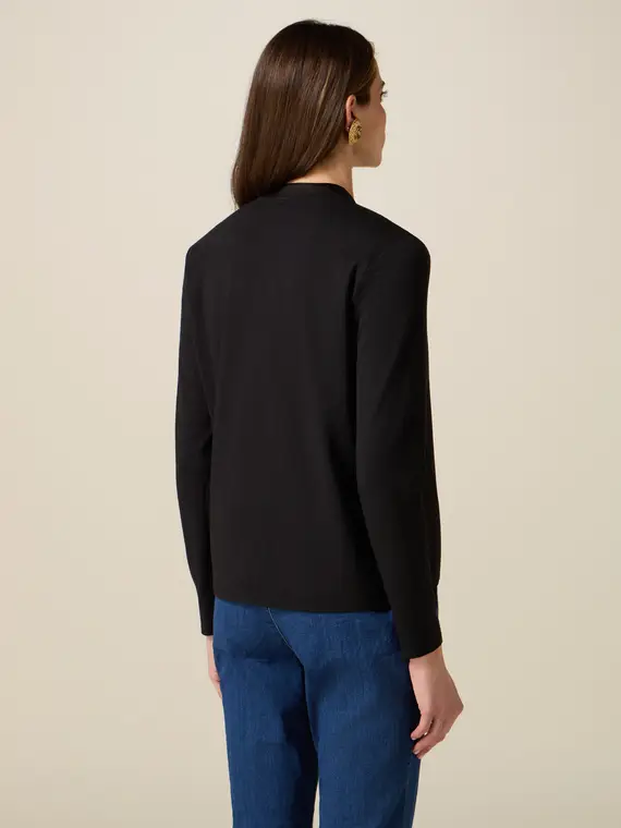 Oltre T-shirt Donna Nero 4244765 miniatura 2