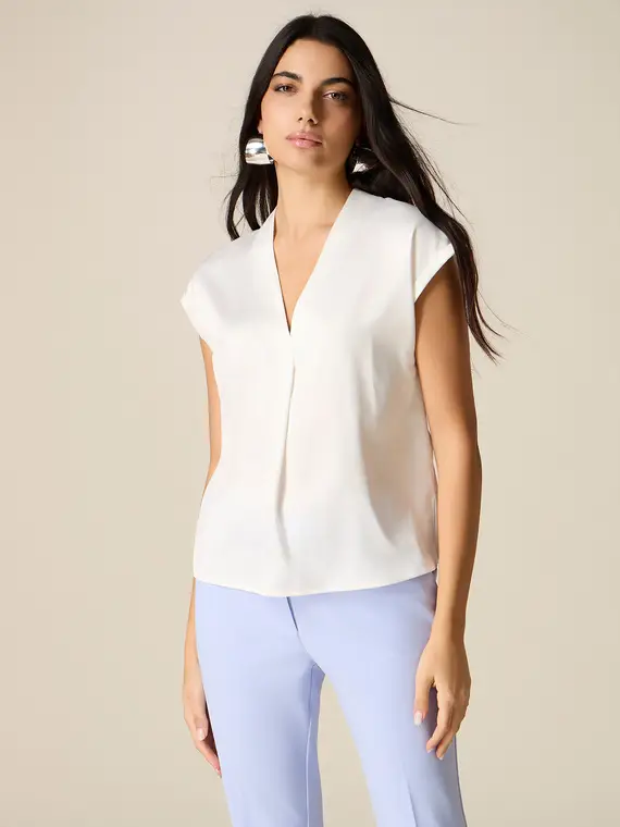 Oltre T-shirt Donna Bianco 4244756