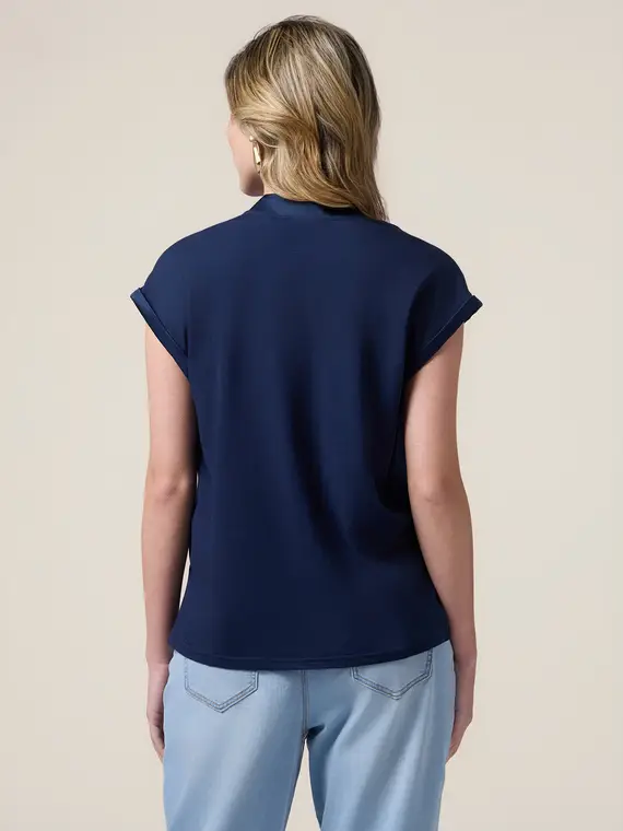 Oltre T-shirt Donna Blu 4244754 miniatura 2