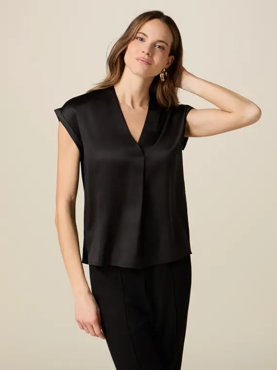 Oltre T-shirt Donna Nero 4244757