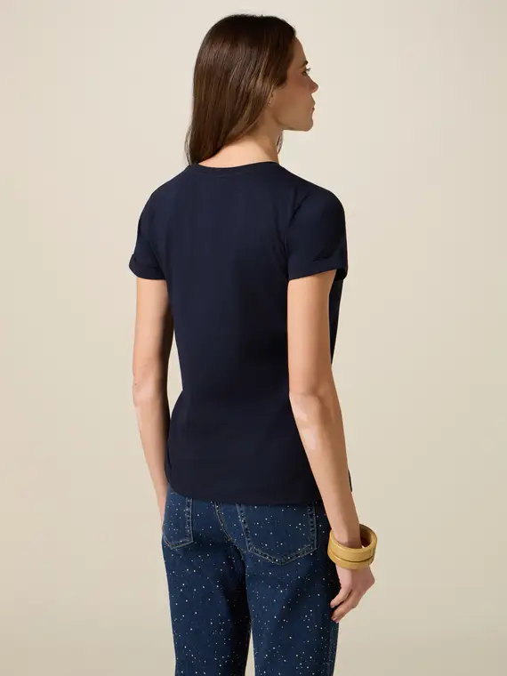 Oltre T-shirt Donna Blu 4244751 miniatura 2
