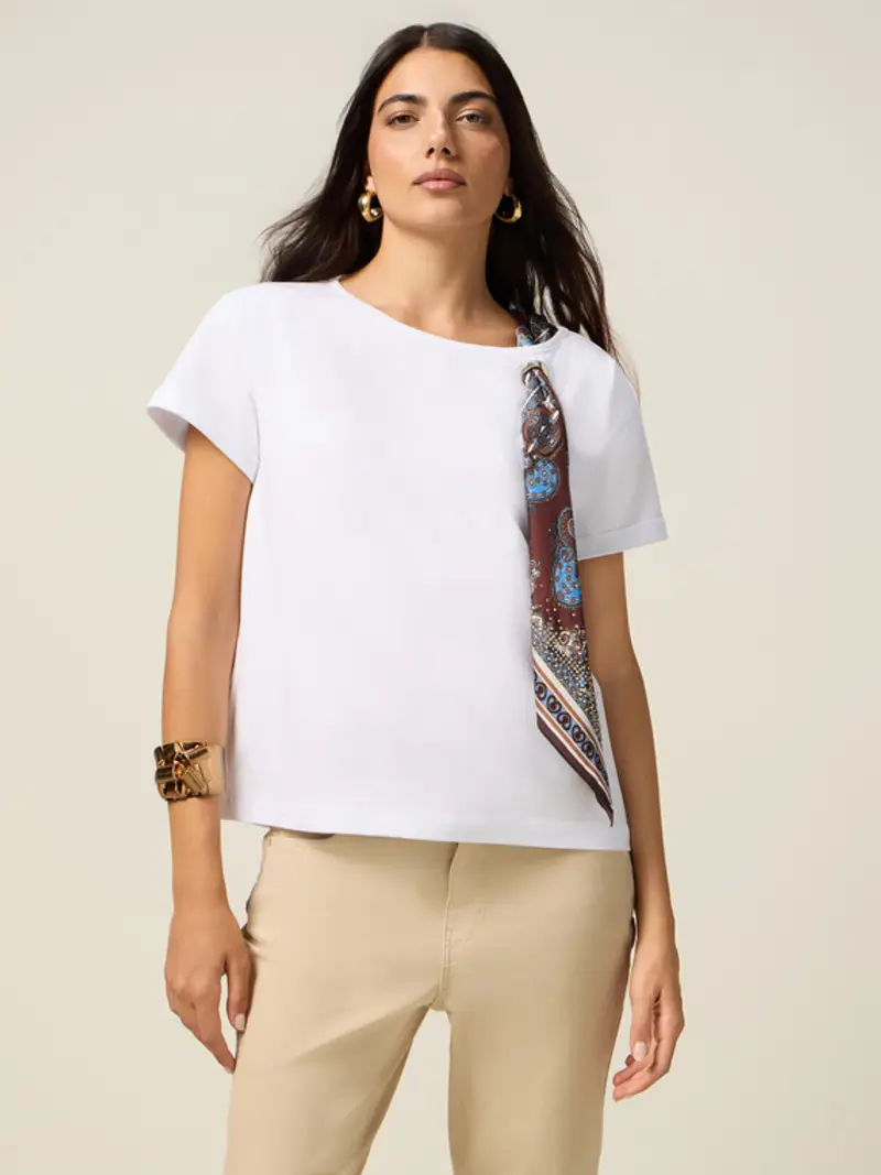 Oltre T-shirt Donna Bianco 1991745