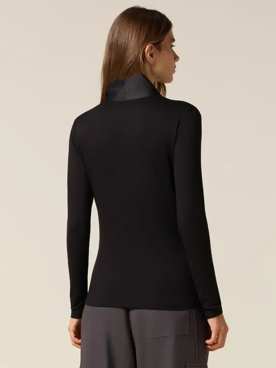 Oltre T-shirt Donna Nero 3241468 miniatura 2