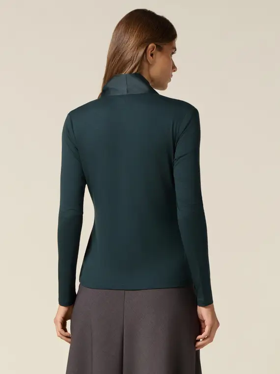 Oltre T-shirt Donna Verde 3137245 miniatura 2