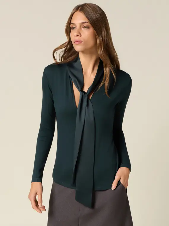 Oltre T-shirt Donna Verde 3137245