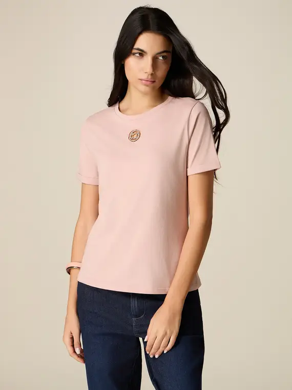 Oltre T-shirt Donna Rosa 4244753