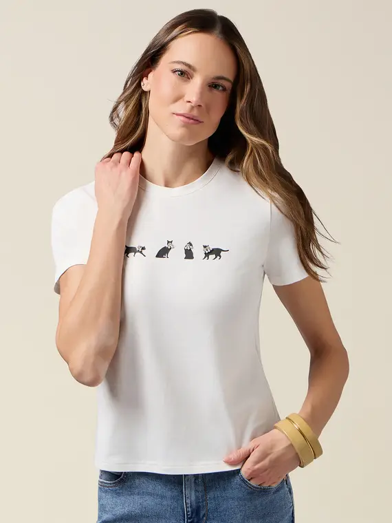 Oltre T-shirt Donna Bianco 4244740