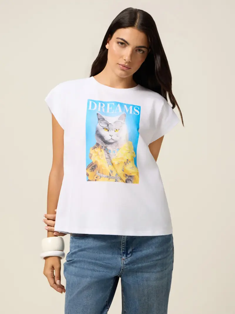 Oltre T-shirt Donna Bianco 1939392