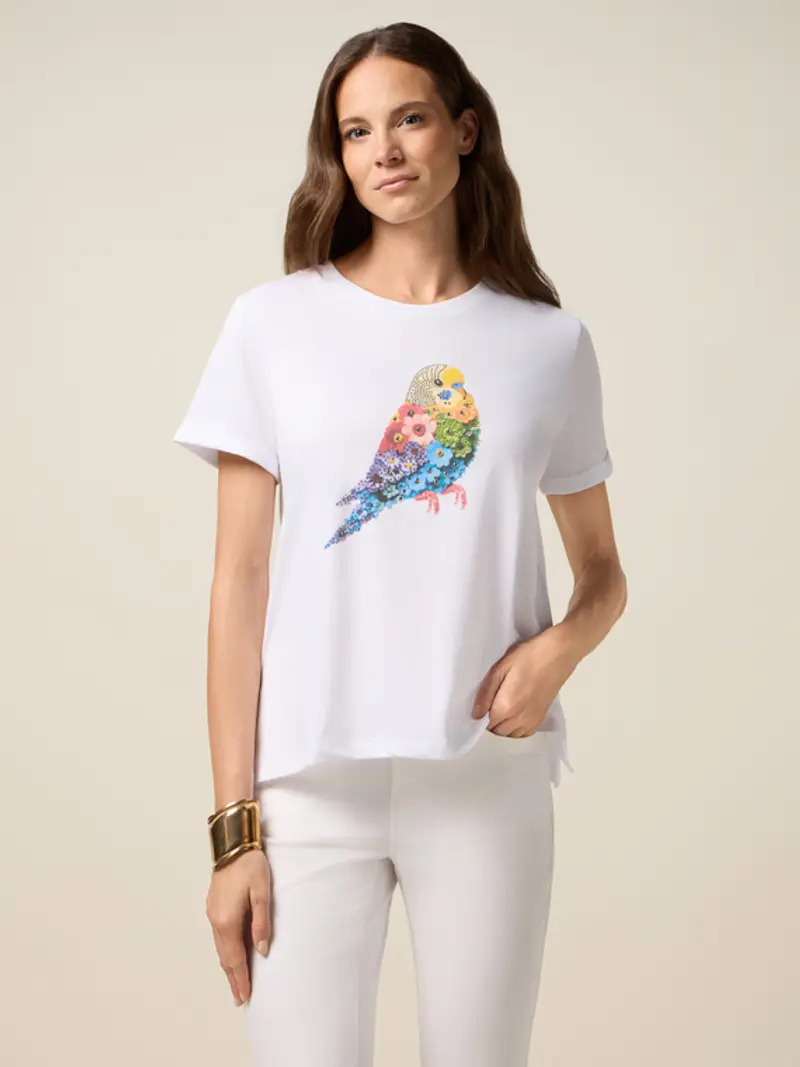 Oltre T-shirt Donna Bianco 1991734