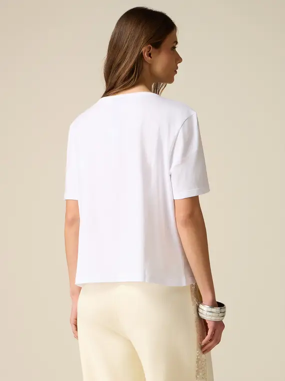 Oltre T-shirt Donna Bianco 4377750 miniatura 2
