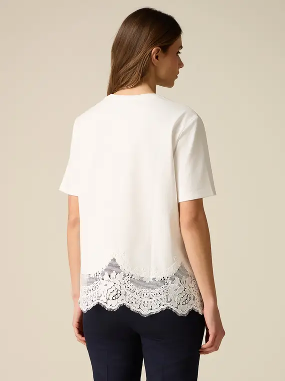 Oltre T-shirt Donna Bianco 4377752 miniatura 2