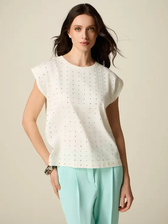 Oltre T-shirt Donna Bianco 4377754