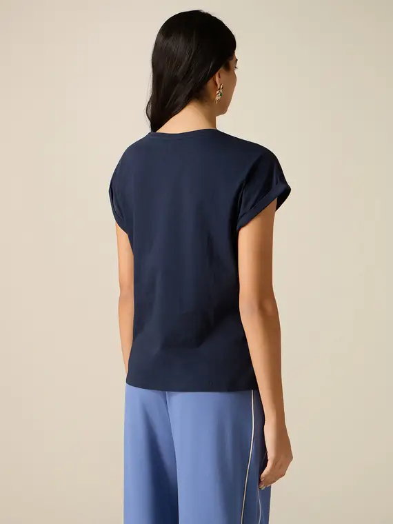Oltre T-shirt Donna Blu 4244747 miniatura 2