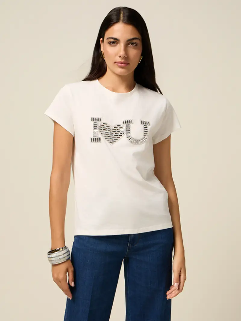 Oltre T-shirt Donna Bianco 2187375