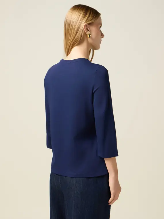 Oltre T-shirt Donna Blu 2808364 miniatura 2