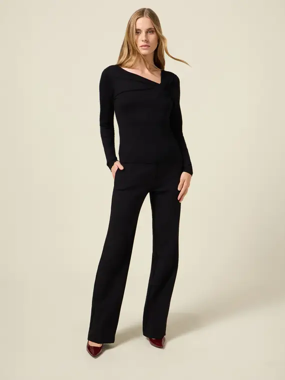 Oltre T-shirt Donna Nero 2808368