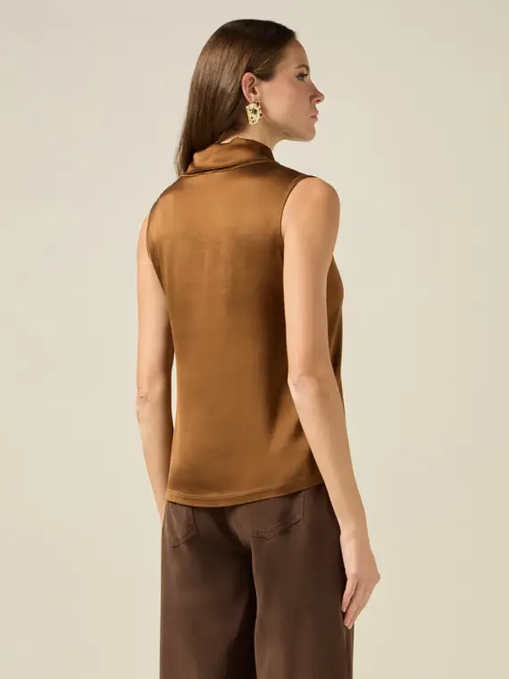 Oltre Top Donna Marrone 3508681 miniatura 2