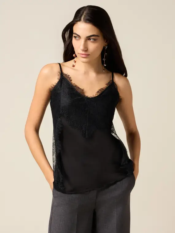 Oltre Top Donna Nero 3880742