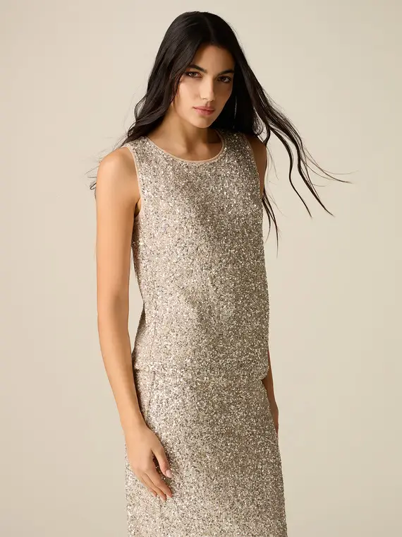 Oltre Top Donna Oro 4244733