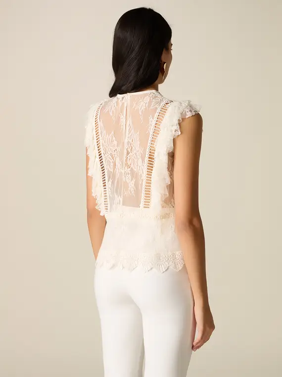 Oltre Top Donna Bianco 4244685 miniatura 2