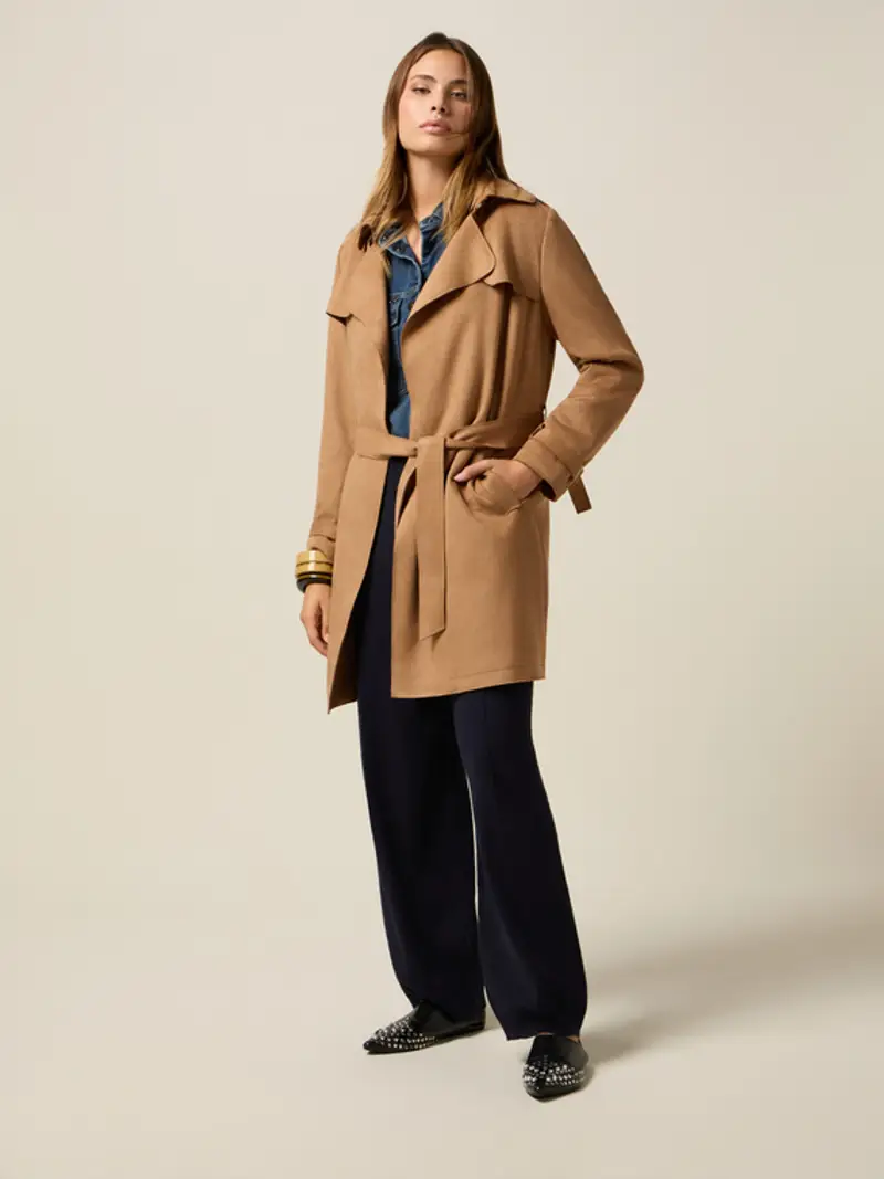 Oltre Trench Donna Beige 2187503