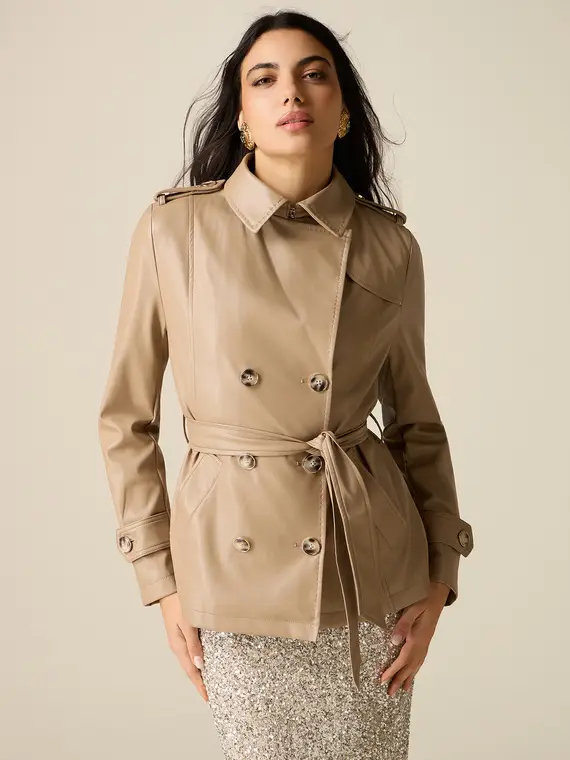 Oltre Trench Donna Beige 4244876