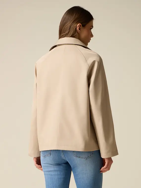 Oltre Trench Donna Beige 4377676 miniatura 2