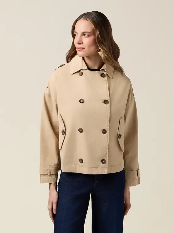 Oltre Trench Donna Beige 4377675