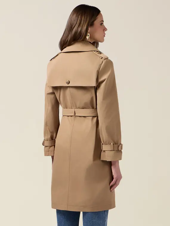 Oltre Trench Donna Beige 4377674 miniatura 2