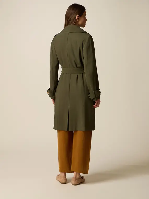 Oltre Trench Donna Verde 4377681 miniatura 2