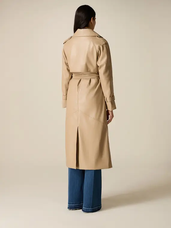 Oltre Trench Donna Beige 4244681 miniatura 2