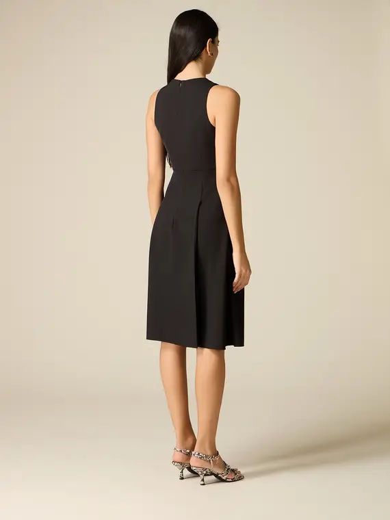 Vestito dalla linea ad A Donna, Nero miniatura 2