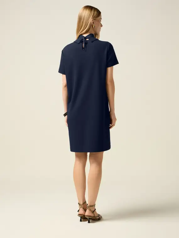 Vestito regular in tessuto fluido Donna, Blu miniatura 2