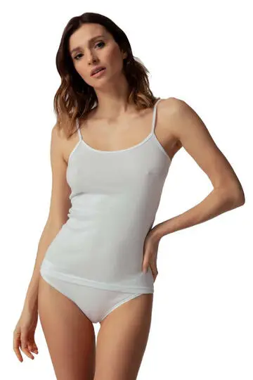 CANOTTA COTONE ANALLERGENICO DONNA OLTREMARE 426 TG 3/7