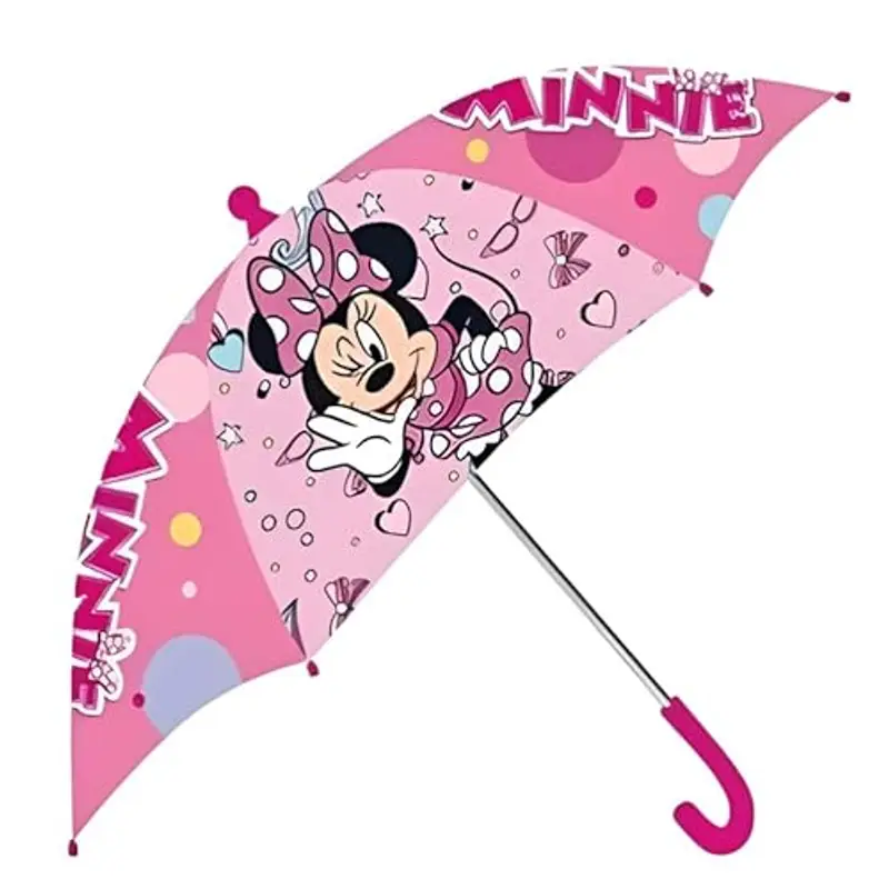 Ombrello da Pioggia Trasparente e Multicolore unisex a campana per bambini per MINNIE MOUSE