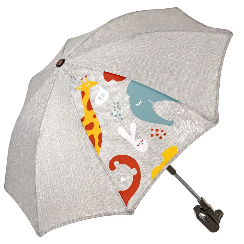 Ombrello Passeggino Universale Stampa Zoo