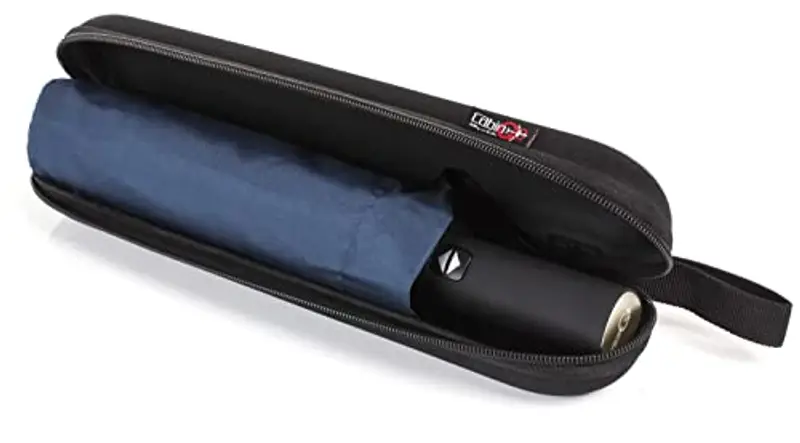 Ombrello Portatile Automatico Antivento, CABIN GO 4450 Ombrello Pieghevole Compatto Resistente Leggero con Custodia miniatura 3