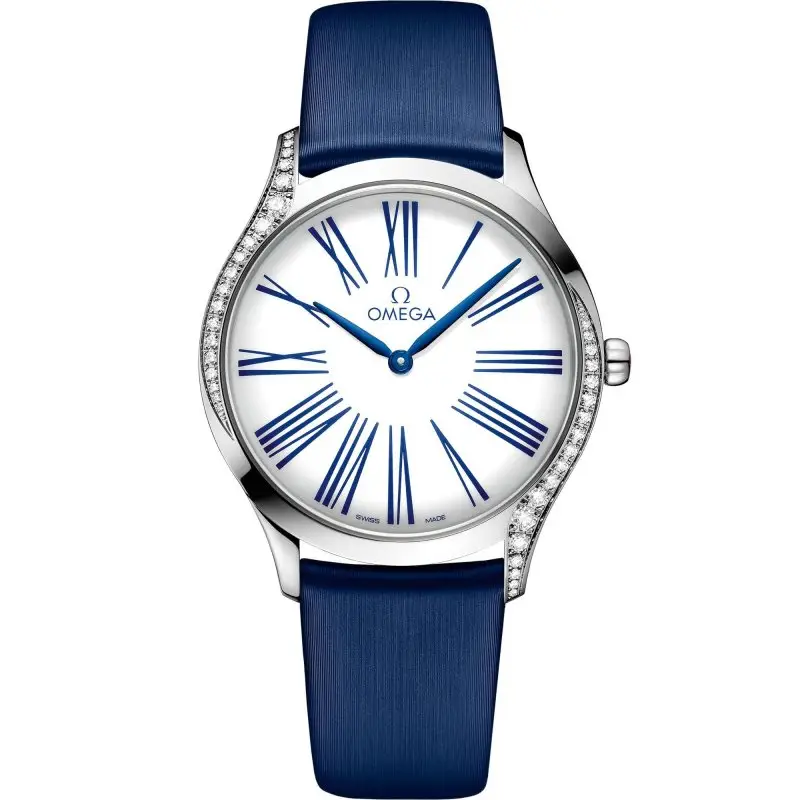 De Ville Trésor 36 Mm, Acciaio Su Cinturino In Tessuto