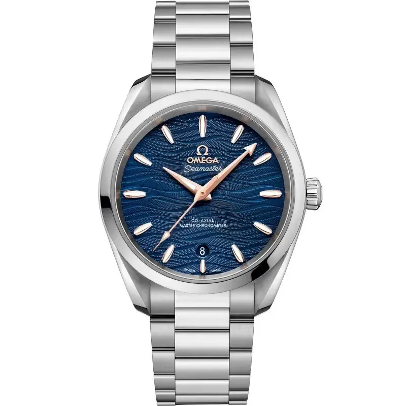 Seamaster Aqua Terra 150M Omega Co - Cassa 38Mm - Quadrante Blu