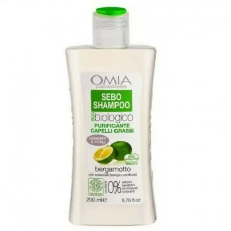 Shampoo Eco Biologico Bergamotto Capelli Grassi 200 Ml