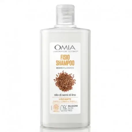 Shampoo Eco Biologico Olio Semi Di Lino Capelli Crespi 200 Ml