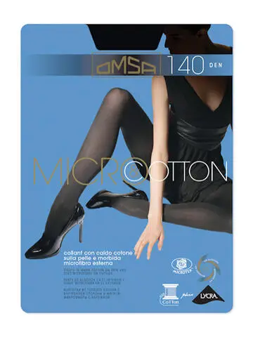 COLLANT DONNA SUPER COPRENTE OMSA MICRO & COTTON 140 TG S-M-L